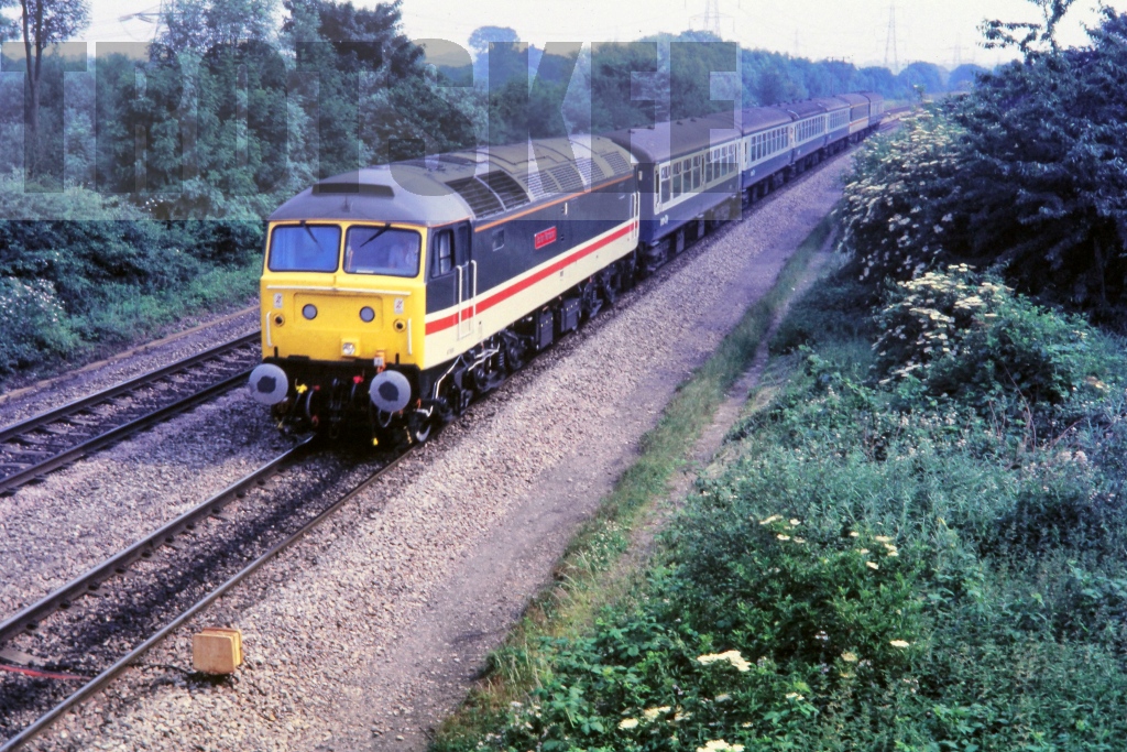 35mm Colour Slide British Railways Diesel Locomotive Class 47 47xxx At Kennington Junction In 