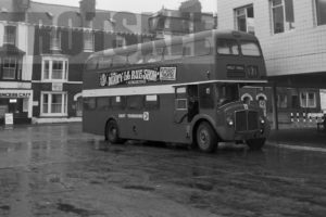 35mm Black and White Negative East Yorkshire AEC Renown 814 GAT814D at Bridlington in 1978