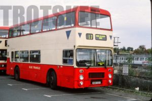 35mm Colour Slide Blue Triangle  D53 MHR53X at London in 1997