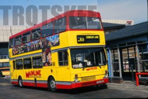 35mm Colour Slide Mainline  1912 A112XWE at Sheffield in 1996