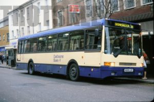 35mm Colour Slide Eastbourne Buses  18 N518LUF at Eastbourne in 1998