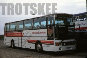 35mm Colour Slide Emblings VanHool T815  C924PFL at  in 1998