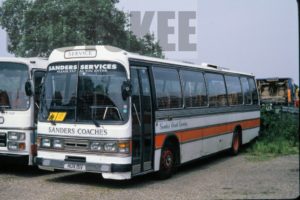 35mm Colour Slide Sanders Bedford YMT  HUX15V at Holt in 1995