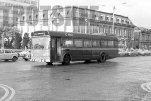 35mm Black and White Negative Ribble  Class Leyland National 452 NTC632M at Rochdale in 1976