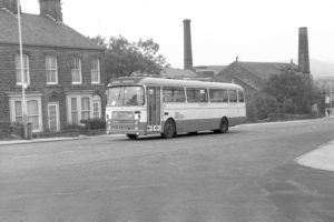 35mm Black and White Negative GMPTE Bristol RE 344 NJA344H at New Mills in 1978