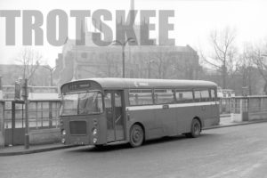35mm Black and White Negative Blackburn  Class Bristol RE 306 LRN306J at Blackburn in 1977