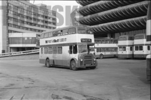 35mm Black and White Negative Preston  Class Leyland Titan 72 ARN657C at Preston in 1977