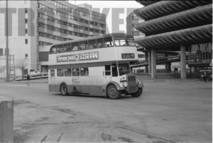 35mm Black and White Negative Preston  Class Leyland Titan 10 PRN762 at Preston in 1977