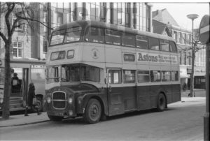 35mm Black and White Negative Chester  Class Guy Arab 28 328YFM at Chester in 1977