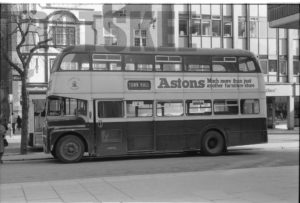 35mm Black and White Negative Chester  Class Guy Arab 28 328YFM at Chester in 1977