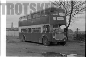 35mm Black and White Negative Poolstock  Class AEC Bridgemaster  WCG106     at Wigan in 1977