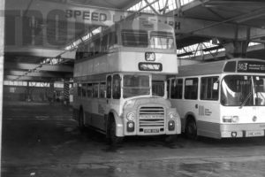 35mm Black and White Negative Greater Manchester PTE Ld PD2A/30 5956 VDB587 at Stockport in 1978