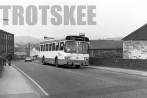 35mm Black and White Negative Greater Manchester PTE LN 10351/1R 113 HNE637N at New Mills in 1978