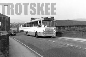 35mm Black and White Negative Greater Manchester PTE Bristol RELL6G 327 NJA327H at New Mills in 1978