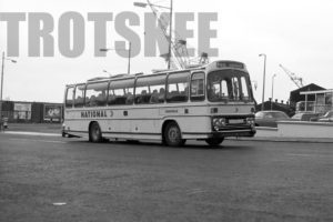 35mm Black and White Negative Crosville Leyland PSU3C/4R CLL318 RMA318P at Woodside in 1978