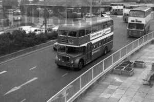35mm Black and White Negative Crosville Bristol FLF6G DFG261 SFM261F at Liverpool in 1978