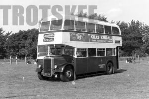 35mm Black and White Negative Barrow Leyland PD2/40 169 CEO956 at St Helens in 1978
