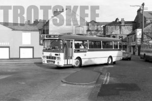 35mm Black and White Negative Lancaster City Council Leyland PSU3E/2R 20 WFV20R at Lancaster in 1978