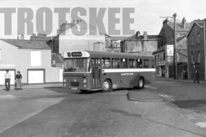 35mm Black and White Negative Lancaster City Council Leyland PSU4B/2R 119 STD119L at Lancaster in 1978