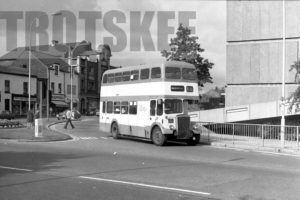35mm Black and White Negative Greater Manchester PTE Leyland PD2/40 3116 JRJ270E at Swinton in 1978