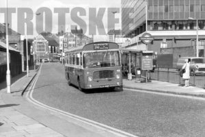 35mm Black and White Negative London Transport Bristol LH6L BL36 KJD436P at Hammersmith in 1978