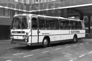 35mm Black and White Negative Midland Red Leyland PSU3B/4R 315 PHA315M at Victoria Bus Station in 1978