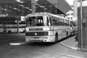 35mm Black and White Negative Maidstone & District Leyland PSU3A/4RT 4603 NKL203F at Victoria Bus Station in 1978