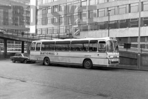 35mm Black and White Negative Crosville Bristol RELH6L CRL294 BFM294L at Manchester in 1978