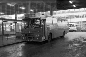 35mm Black and White Negative West Riding Leyland PSU3C/4R 2 PWW707R at Manchester in 1978