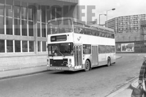 35mm Black and White Negative South Yorkshire Transport Ailsa  B55-10 398 LWB398P at Sheffield in 1979