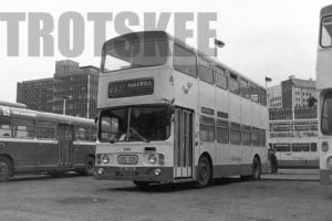 35mm Black and White Negative South Yorkshire Transport Leyland AN68/1R 293 UWA293L at Sheffield in 1979