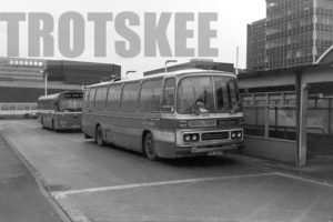 35mm Black and White Negative Booth & Fisher AEC Reliance 1010 KHL667P at Sheffield in 1979