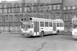 35mm Black and White Negative South Yorkshire Transport Leyland 10351/2R 81 JDT431N at Sheffield in 1979