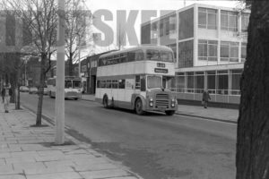 35mm Black and White Negative Greater Manchester PTE Leyland  PD3A/2 3232 HEK707 at Wigan in 1979