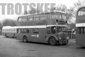 35mm Black and White Negative Crosville Bl FSF6G DFG63 873VFM at Warrington in 1978
