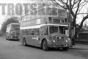35mm Black and White Negative Crosville Bl FS6B DFG170 BFM889B at Warrington in 1978