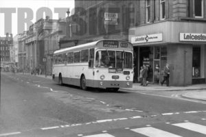 35mm Black and White Negative South Yorkshire Transport AEC Swift 36 TWE36F at Sheffield in 1979