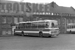 35mm Black and White Negative Booth & Fisher AEC Reliance 1010 KHL667P at Sheffield in 1979