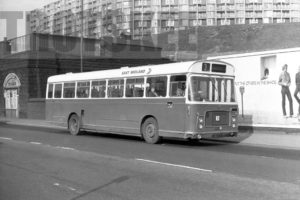 35mm Black and White Negative East Midland Bristol RELH6G 93 LNN93K at Sheffield in 1979
