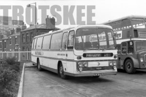 35mm Black and White Negative North Western Ld PSU3A/4R 371 SJA371J at Chester in 1978