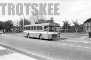 35mm Black and White Negative Lancashire United Seddon Pennine RU 347 WTD680H at Swinton in 1979