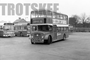 35mm Black and White Negative Crosville Bl FSF6G DFG70 880VFM at Chester in 1978