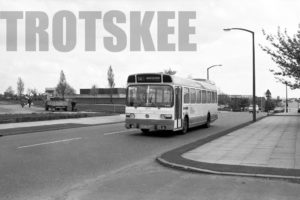 35mm Black and White Negative Greater Manchester PTE Leyland National 10351/1R 144 JNA600N at Swinton in 1979