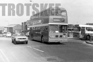 35mm Black and White Negative Yorkshire Traction Ld PDR1A/1  RHE447G at Barnsley in 1978