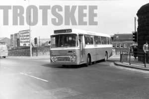 35mm Black and White Negative Yorkshire Traction Ld PSU3/4R  NHE22F at Barnsley in 1978
