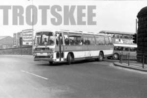 35mm Black and White Negative West Yorkshire PTE Ld PSU3C/4R  JWU243N at Barnsley in 1978