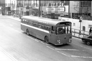 35mm Black and White Negative Yorkshire Traction Ld PSU3/3RT 367 1251HE at Barnsley in 1978