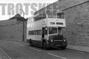 35mm Black and White Negative Blackburn Leyland PD2A/24 37 ABV37B at  in 1979