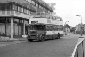 35mm Black and White Negative Preston Leyland PD3A/1 70 ARN655C at  in 1979