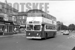 35mm Black and White Negative Fylde Borough Leyland PDR1/1 92 646KD at  in 1979